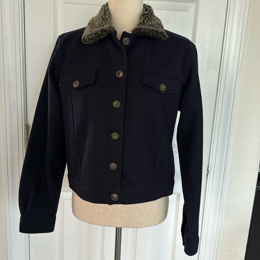 Vintage The Original Arizona Jean Company navy wool jacket Like new L